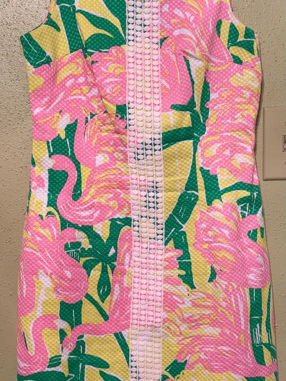 Lilly Pulitzer for Target 20th Anniversary Sleeveless Yellow,Pink Floral Dress